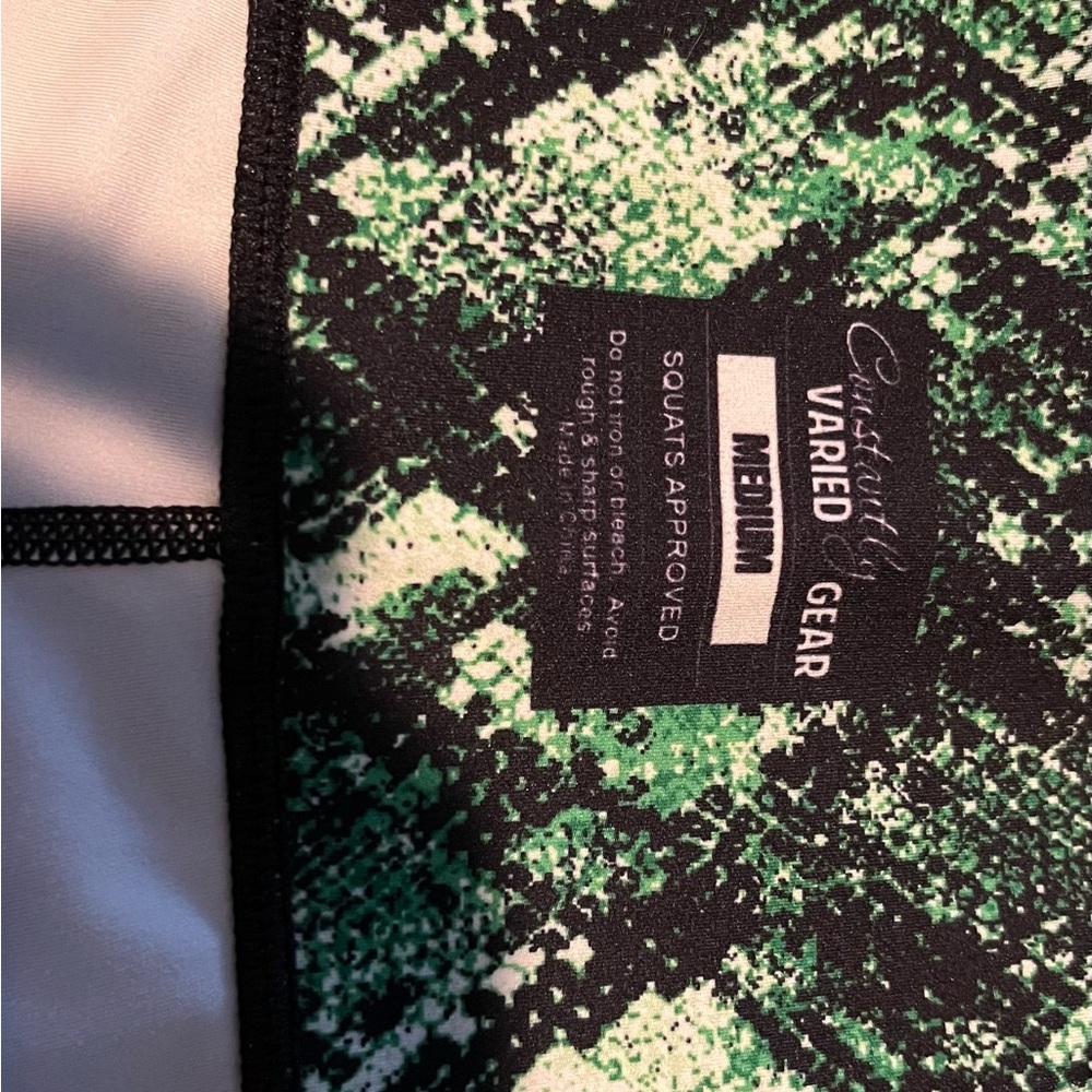 Constantly Varied Gear Green and Black Athletic Shorts - Picture 5 of 5